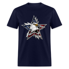 One Nation Eagle Star tee shirt - navy
