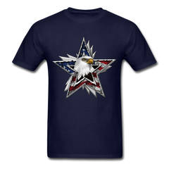 One Nation Eagle Star tee shirt - navy