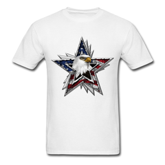 One Nation Eagle Star tee shirt - white
