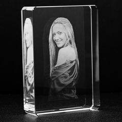 Personalized Crystal Stadium Persoanlized Laser Etched 3D Photo - [Awesome_Decals]