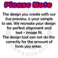 Hunting Club Vinyl Decal Personalized Deer Head and Tracks Design 5.5"
