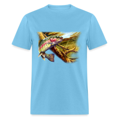 Rainbow Trout swimming - aquatic blue