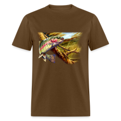 Rainbow Trout swimming - brown