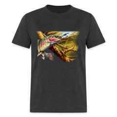 Rainbow Trout swimming - heather black