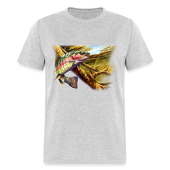 Rainbow Trout swimming - heather gray