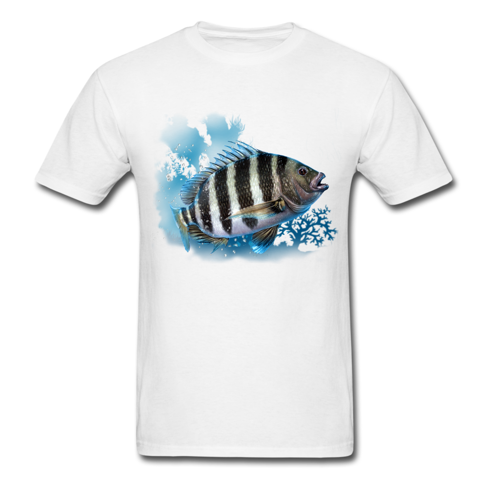 Sheepshead fishing tee shirt