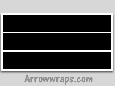 black vinyl arrow wraps archery decals sticker
