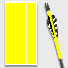 yellow vinyl arrow wraps