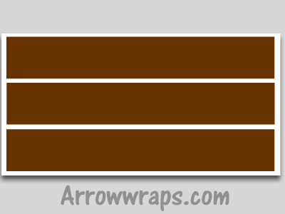 brown vinyl arrow wraps archery decals sticker