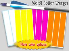 solid color arrow wraps custom