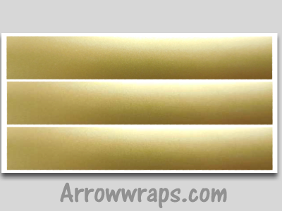 gold metallic vinyl arrow wraps archery decals sticker