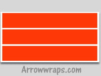 Solid Color Vinyl Arrow wraps