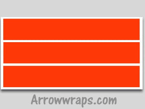 Solid Color Vinyl Arrow wraps