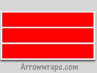 Solid Color Vinyl Arrow wraps