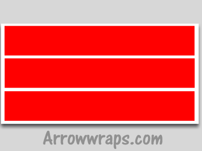 red vinyl arrow wraps archery decals sticker