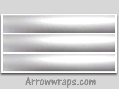 silver metallic vinyl arrow wraps archery decals sticker