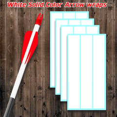 white vinyl arrow wraps