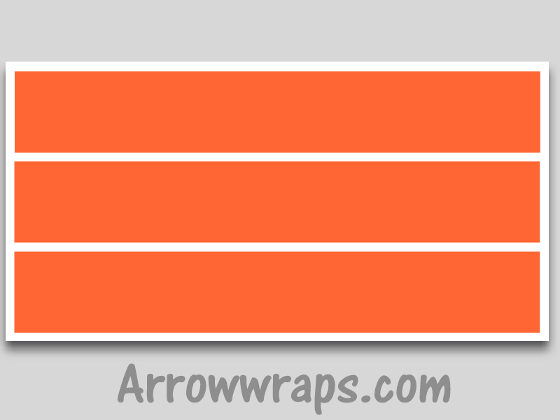 Solid Orange Arrow wraps