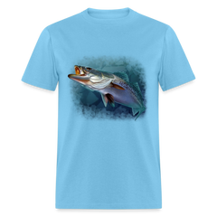 Speckled Sea Trout tee shirt - aquatic blue