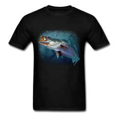 Speckled Sea Trout tee shirt - black