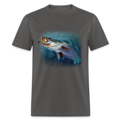 Speckled Sea Trout tee shirt - charcoal