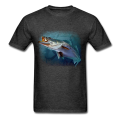 Speckled Sea Trout tee shirt - heather black