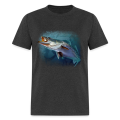 Speckled Sea Trout tee shirt - heather black