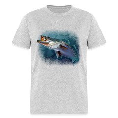 Speckled Sea Trout tee shirt - heather gray
