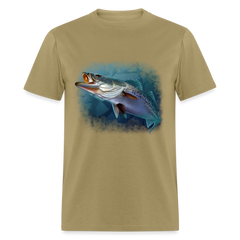 Speckled Sea Trout tee shirt - khaki