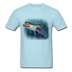 Speckled Sea Trout tee shirt - powder blue