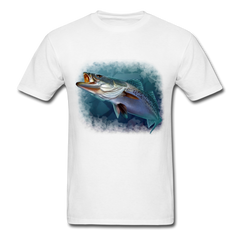 Speckled Sea Trout tee shirt - white