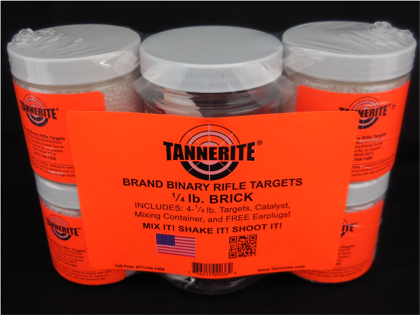 Tannerite Exploding Rifle 1/4 lb. Brick Target Kit