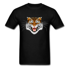 Tiger Face tee shirt - black