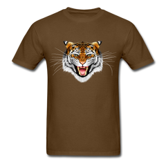 Tiger Face tee shirt - brown