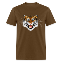 Tiger Face tee shirt - brown