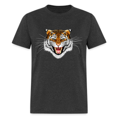 Tiger Face tee shirt - heather black