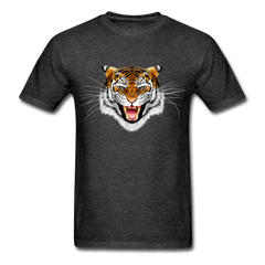 Tiger Face tee shirt - heather black
