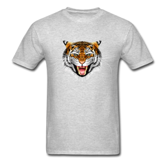 Tiger Face tee shirt - heather gray