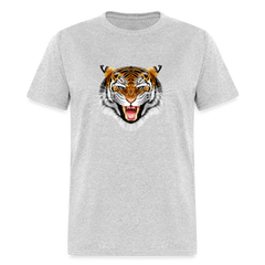 Tiger Face tee shirt - heather gray