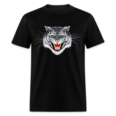White Tiger Face tee shirt - black