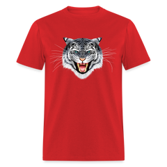 White Tiger Face tee shirt - red