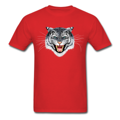 White Tiger Face tee shirt - red