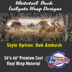 Whitetail Buck Tailgate Wrap Designs - [Awesome_Decals]