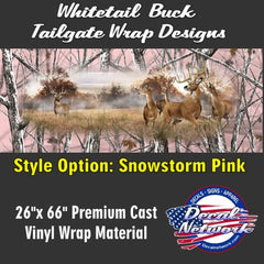 Whitetail Buck Tailgate Wrap Designs - [Awesome_Decals]