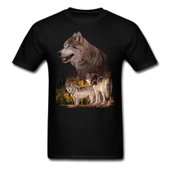 Wolf Pack Wildlife tee shirt - black